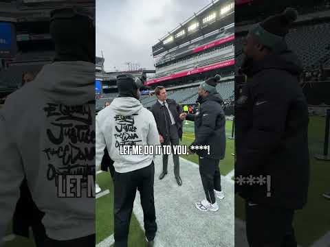 Brandon Graham and Tom Brady recreate the famous strip sack #shorts