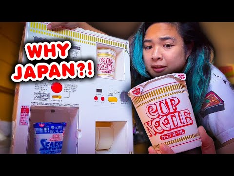 I Bought Japan's $600 Cup Ramen Vending Machine