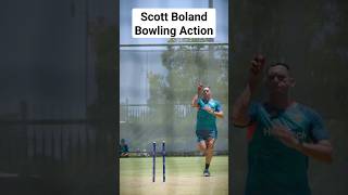 Scott Boland Bowling Action #scottboland #shorts #ausvspak #cricket