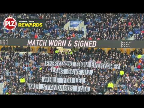 Union Bears take aim at Rangers board with banner during St Johnstone clash