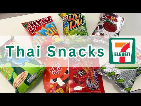 Trying Thai Snacks from 7-Eleven Thailand