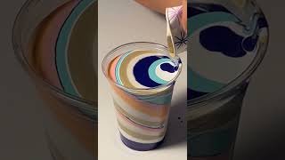 Fluid Art Tip #straightpour #fluidart #fluidartist #fluidartwork #dirtypour