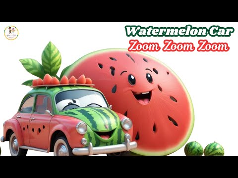 Watermelon Car Goes Zoom Zoom Zoom Kids Song | Nursery Rhyme | Polo Pal Rhymes