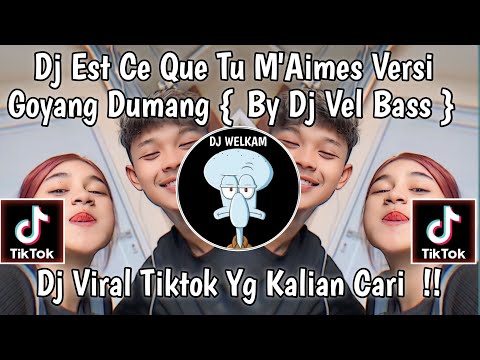 DJ EST CE QUE TU M'AIMES VERSI GOYANG DUMANG BY DJ VEL BASS || DJ VIRAL TIK TOK 2024 YG KALIAN CARI