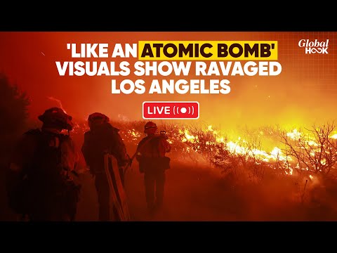 California Wildfires Live: Thousands Flee As Fresh Fires Erupt | Hollywood Celebrities...