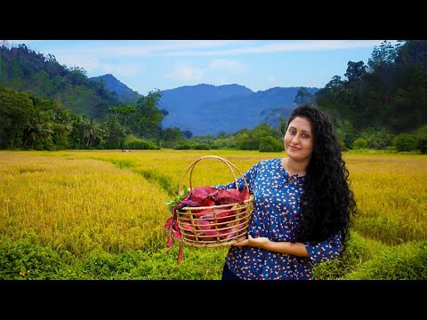 Sweet potato with a sweet heart| kind of delicious recipes |Poorna - The nature girl |