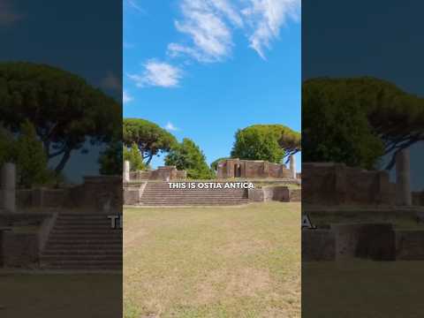 Ancient Roman Port of Ostia Antica #walkingtour #romanruins