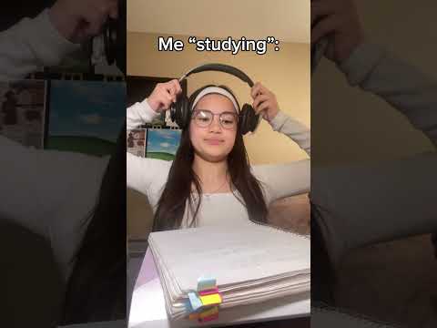 What students REALLY mean when they say they are studying… (this is our average study session)