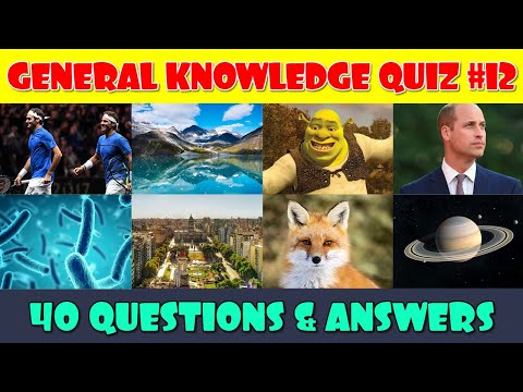 General Knowledge Trivia Quiz (Part 12)