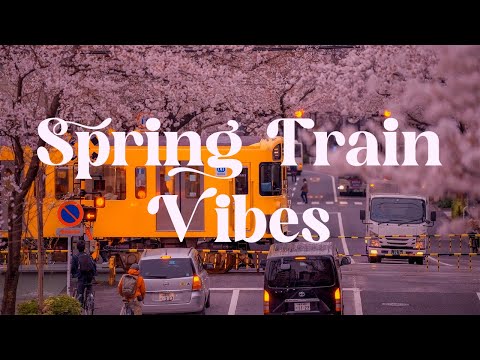 Spring Train Vibes 🌸 Japanese Lofi Mix for Relaxation and Focus