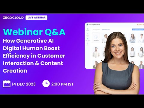 Webinar Q&A: How Digital Human Boost Efficiency in Customer Interaction & Content Creation