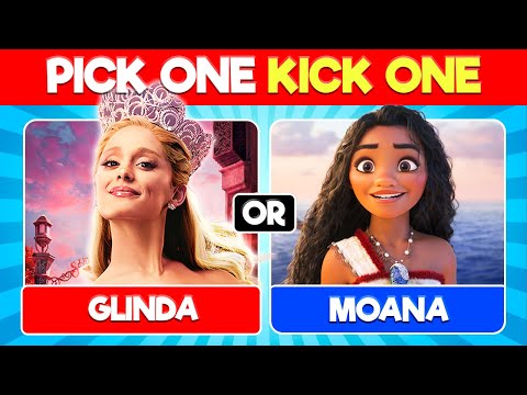 Pick One Kick One 🎬 Movie Characters 🪄 Wicked 🌊 Moana 2 🕯️ Encanto and more!