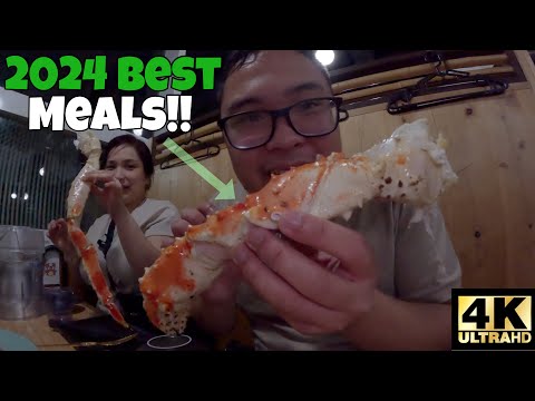 JDIZZEATS 10 BEST MEALS OF 2024!! [4K]