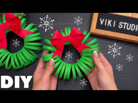 Easy Christmas Crafts Ideas! Paper Winter Ornaments Christmas Decorations