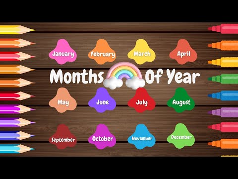 Months of the Year | Kids learning Video | 4 Seasons | Fun Learning Video