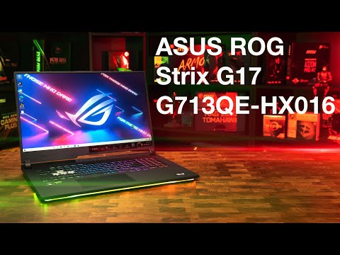 Распаковка ноутбука ASUS ROG Strix G17 G713QE-HX016 / Unboxing ASUS ROG Strix G17 G713QE-HX016