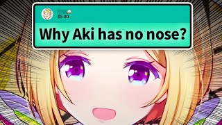 Aki's Reaction To English Superchat Is Too Cute【Hololive】