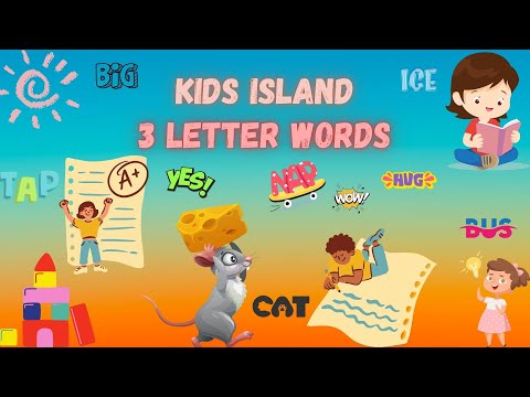 Kids Learn 3 Letter Words/Learn To Read/ Phonic Song/Learn to Spell/Pre-School/Toddler Learning