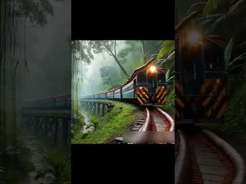 Centipede train Amazon jungle