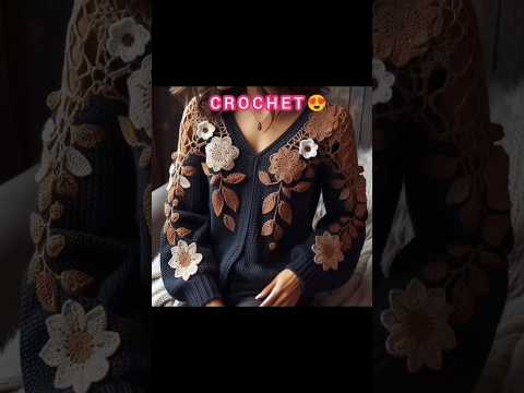 GRANNY SQUARE Crochet!! Trend 2024❤️CLOTHING SWEATER and SKIRT NEW2024😍😍#crochet #knitted #clothing