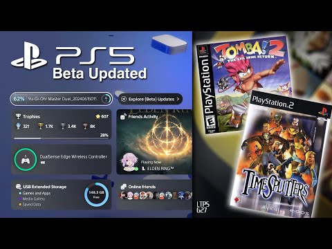 NEW PS5 Home Screen Beta Gets New Features. | More PS1 And PS2 Classics Coming. - [LTPS #627]