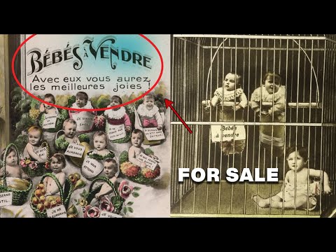 Babies were sold as PRODUCTS in the 1900s "À Vendre" + New Repopulation Postcards Collection Update