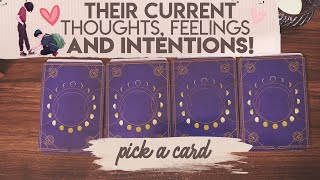 Their Current THOUGHTS, FEELINGS AND INTENTIONS? | PICK A CARD