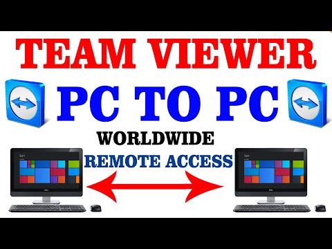 How To Use Team Viewer | TeamViewer PC To PC Worldwide Access