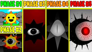 Phase 1 VS Phase 2 VS Phase 3 VS Phase 4 VS Phase 5 in Incredibox Sprunki !