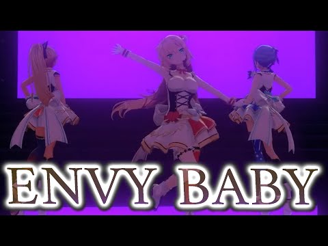 【赤井はあと&不知火フレア&星街すいせい3Dライブ】エンヴィーベイビー (Envy Baby) / Kanaria【ホロライブ切り抜き】