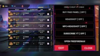 FREE FIRE HACK FREE FIRE MAX HACK OB47 ANTIBAN ANTIBLACK LIST