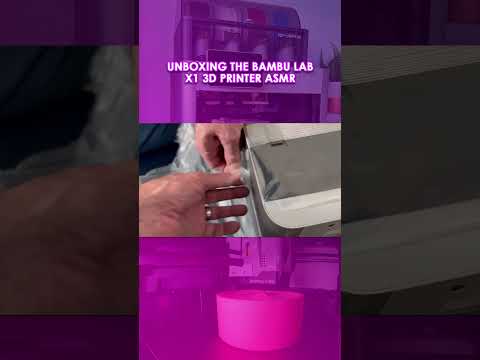 Bambu Lab X1 Carbon 3D Printer ASMR Video #shorts #bambulab #3dprinter