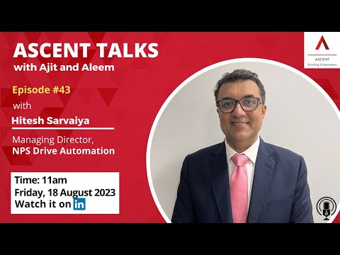 Entrepreneur Story | Hitesh Sarvaiya, Managing Director, NPS Drive Automation | AAA 43