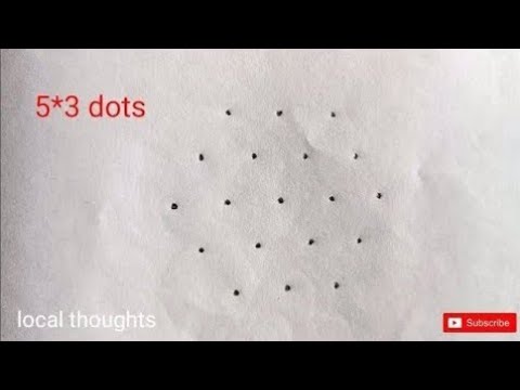 Pongal rangoli designs/5dots rangoli designs/Simple rangoli/kolam designs/Sankranti muggulu