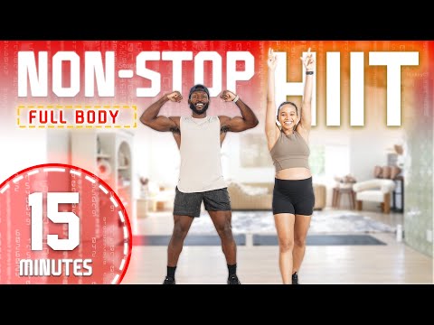 15 Minute Full Body Strength X HIIT Workout (Low Impact / No Repeat / No Equipment)