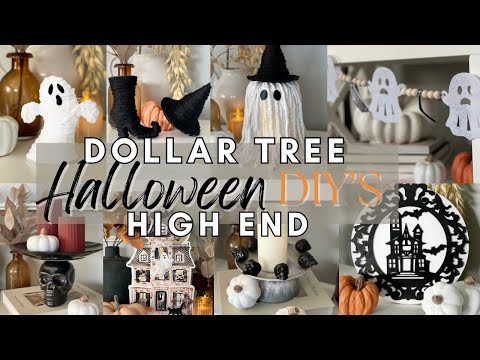 🎃 NEW DOLLAR TREE HALLOWEEN 2024 DIY | Easy High End Halloween Decor | Best HALLOWEEN DIY Hacks 2024