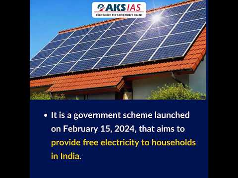 PM Surya Ghar Muft Bijli Yojana #upsc #aksias #iascoaching