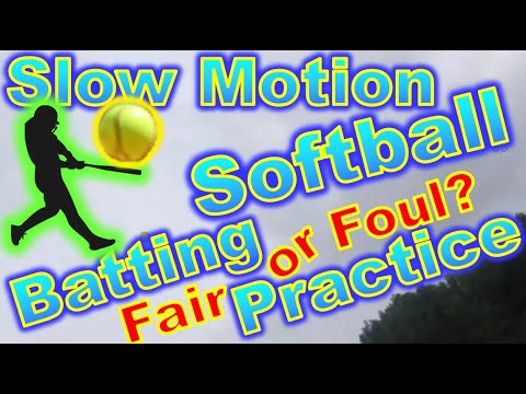 Slow Motion Softball Batting: Fair or Foul?