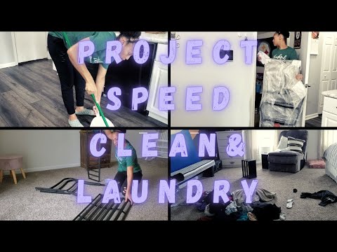 MESSY CLEAN WITH ME | **NEW** SPEED CLEANING 2021