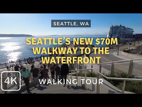 Let's Explore Seattle's New $70M Overlook Walk | Pike Place Market to the Waterfront