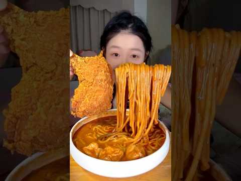 먹방 먹는 소리 Chicken Noodle #asmr #mukbang #eating #shorts