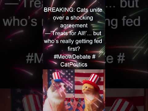 BREAKING: Cats Unite—Treats for All! #MeowDebate #CatPolitics @Sukoto140