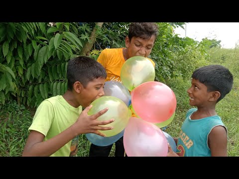 Have fun popping balloons and learn the names of colors। kids episode-41