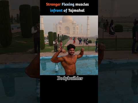 Bodybuilder at Tajmahal #viralvideo #travel #love #bodybuilding #bodybuilder #viralshort #reel