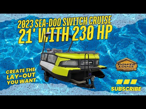 Take a look at the interior of this Switch Cruise 21' w/ 230 Horsepower in Neon Yellow