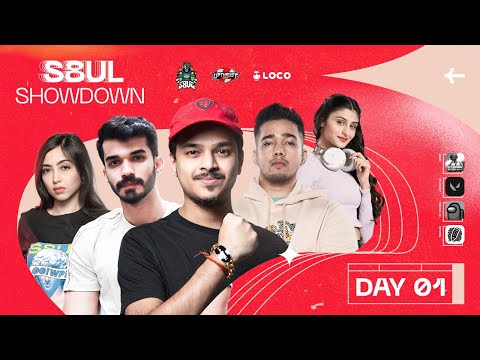 S8ul showdown Day 1 | BGMI, Valo | Feat - Thug , Scout , Sid , Payal , Goldy bhai etc.