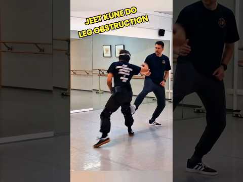 Leg Obstruction JKD #jeetkunedotraining #combatsport #martialart #kicking