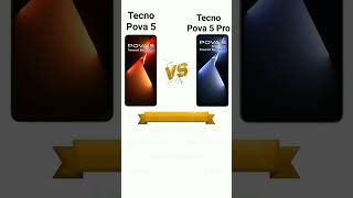 Tecno Pova 5 Vs Tecno Pova 5 Pro | #sbtech #shorts #short #viral #shortvideo