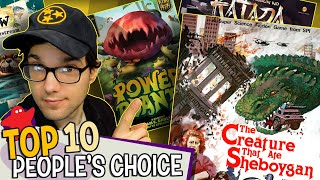 10 Board Games Being Played NOW - "People's Choice" Board Game Picks!