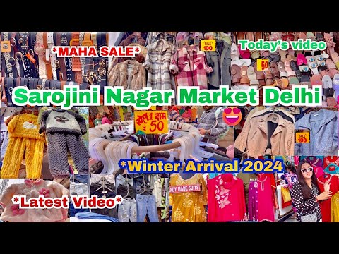 Sarojini Nagar Market Delhi✅Latest Winter Collection With Shop Number|Starting ₹10 That Pinkish Girl